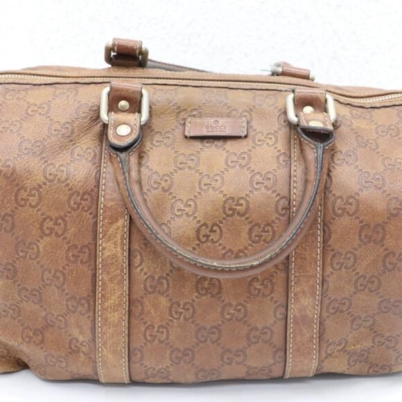 Gucci Guccissima Boston Bag 193603 *READ* - Picture 1 of 16